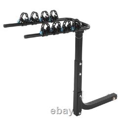 Heavy Duty 4 Bicycle Rear Tow Bar Bike Carrier Car Cycle Rack Hatchback Car/Van
