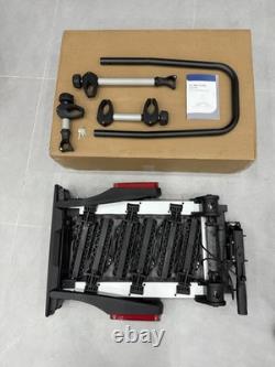 Heavy Duty Electric 3 Bike Rack Rear Tow Bar E-Bike Carrier 13 Pin 60KG Foldable