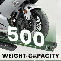 Heavy Duty Motorcycle Carrier Hitch Mount Rack for Dirt Bikes & Trucks, 500LB Ca