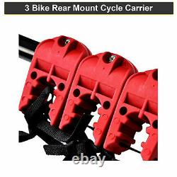 High Quality Rear Trunk Boot Mount 3 Bicycle Carrier Car Rack Bike Cycle