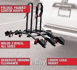 Hitch Bike Rack Cargo Carrier Rear Mount Bicycle Stand Folding Holder Cycling