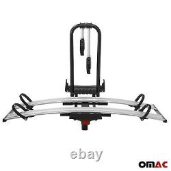 Hitch Mounted Foldable Bike Rack 2 Bicycle Carrier 2 Receiver for Car Truck SUV