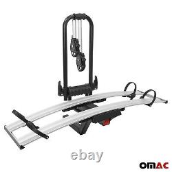 Hitch Mounted Foldable Bike Rack 2 Bicycle Carrier 2 Receiver for Car Truck SUV