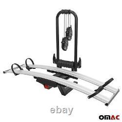 Hitch Mounted Foldable Bike Rack 2 Bicycle Carrier 2 Receiver for Car Truck SUV