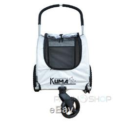 KUMA Bike bicycle trailer for transport dog pet stroller carrier buggy small