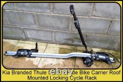 Kia Branded Thule 598 ProRide Bike Carrier Roof Mounted Locking Cycle Rack (2)