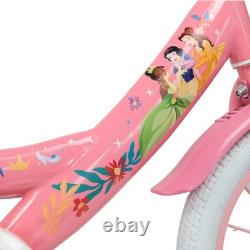 Kids Disney Princess Bike 14 Removable Stabilisers Doll Carrier Pink Bicycle 4+