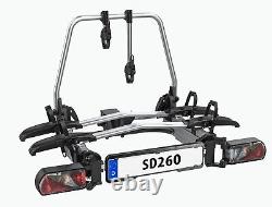 LAS Eufab Double Door Clutch Carrier SD260 for 2 Bicycles E-Bike Sliding