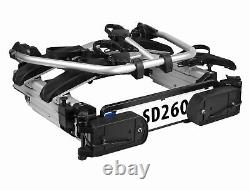 LAS Eufab Double Door Clutch Carrier SD260 for 2 Bicycles E-Bike Sliding