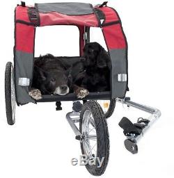 Large Dog Bike Pushchair Trailer Pet Carrier Cat Bicycle Stroller Jogging Kit