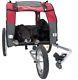 Large Dog Bike Trailer Pushchair Carrier Stroller Jogging Kit Pet Bicycle Ride