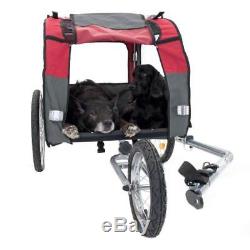 Large Dog Bike Trailer Pushchair Carrier Strolley Jogging Kit Pet Bicycle Ride