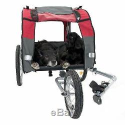 Large dog bike trailer pushchair carrier stroller jogging kit pet bicycle ride