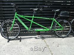 Lightweight Tandem Bicycle, Disc Brakes, 2 sets of wheels and car tandem carrier