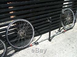 Lightweight Tandem Bicycle, Disc Brakes, 2 sets of wheels and car tandem carrier