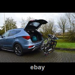 M-Way Towball Mounted Car Rear Tow Bar Cycle Holder 2 Bike Carriers w Electrics