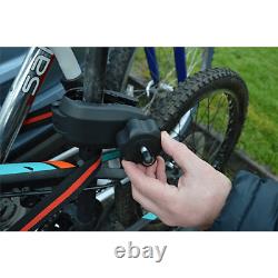 M-Way Towball Mounted Car Rear Tow Bar Cycle Holder 2 Bike Carriers w Electrics