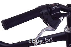 Madrid 700c Unisex Hybrid City Bike 7 Speed & Carrier Rack Black Small 16 Frame