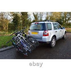 Maypole BC3024 Cycle Carrier Bike Rack x2 Tow Ball Mounted 4 Bicycle Capacity