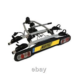 Maypole Towball Mounted Car Rear Tow Bar Cycle Holder 2 Bike Carriers