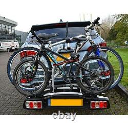 Maypole Towball Mounted Car Rear Tow Bar Cycle Holder 2 Bike Carriers