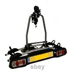 Maypole Towball Mounted Car Rear Tow Bar Cycle Holder 2 Bike Carriers -30kg Load