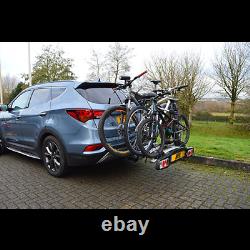 Maypole Towball Mounted Car Rear Tow Bar Cycle Holder 3 Bike Carriers -45kg Load