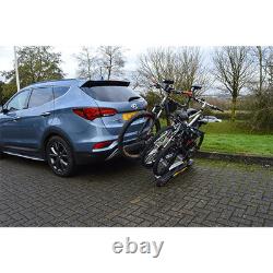 Maypole Towball Mounted Car Rear Tow Bar Cycle Holder 3 Bike Carriers 45kg Load