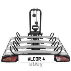 Menabo Alcor Tow Ball Mounted Bike Carrier 4 Cycle Rack Rear Mount Car Transport