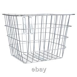 Metal Bike Basket Bike Pet Carrier Basket Cycle Basket Large Bike Basket