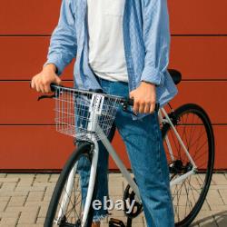 Metal Bike Basket Bike Pet Carrier Basket Cycle Basket Large Bike Basket