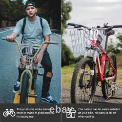 Metal Bike Basket Bike Pet Carrier Basket Cycle Basket Large Bike Basket
