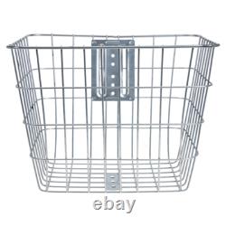 Metal Bike Basket Bike Pet Carrier Basket Cycle Basket Large Bike Basket