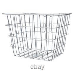 Metal Bike Basket Bike Pet Carrier Basket Cycle Basket Large Bike Basket
