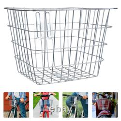 Metal Bike Basket Bike Pet Carrier Basket Cycle Basket Large Bike Basket