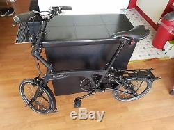 Mezzo D10 Foldable Bike in Good Condition, Commuter and Carrier Bags Included