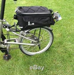 Mezzo D9 Folding Bike new incl cover, carrier bag, manual & luggage rack back