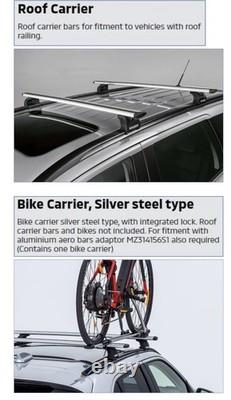 Mitsubishi Outlander Roof Rack Mz314156S1 with Bike Cycle Carrier