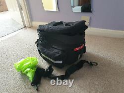 Montague X50 folding mountain bike with carrier, rear bag and carrying bag