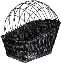 Mounted Bicycle Basket Pet Carrier Bike Cat Dog Mesh Cover Travel Puppy Outdoor