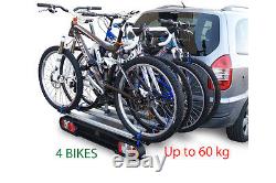 Mway Foxhound Towball Mounted 4 Cycle Carrier Car Bicycle Bike Van 60kg Bc3014