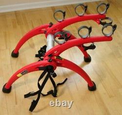 NEW Saris 801 Red Super Bones Trunk Bike Rack Carrier (Mounts 3 Bikes)