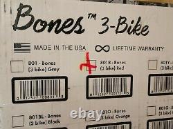 NEW Saris 801 Red Super Bones Trunk Bike Rack Carrier (Mounts 3 Bikes)