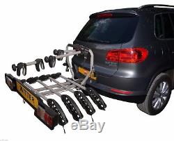 NEW WITTER ZX204 Tow Bar Mounted 4 / Four Bike Cycle Carrier BARGAIN PRICE