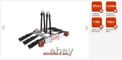 New Booster 3 Bike e-bike Carrier Cycle Rack on Tow bar Mounted 7/13pin plug