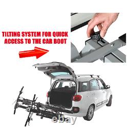 New Booster 4 Bike e-bike Carrier Cycle Rack on Tow bar Mounted 7/13pin plug