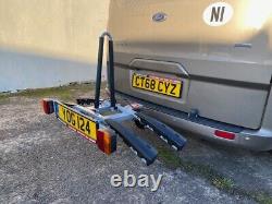 New Booster 4 Bike e-bike Carrier Cycle Rack on Tow bar Mounted 7/13pin plug