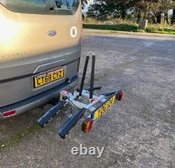 New Booster 4 Bike e-bike Carrier Cycle Rack on Tow bar Mounted 7/13pin plug
