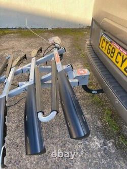 New Booster 4 Bike e-bike Carrier Cycle Rack on Tow bar Mounted 7/13pin plug