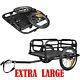 New Foldable Bike Cargo Trailer Bicycle Luggage Shopping Cycle Utility Carrier